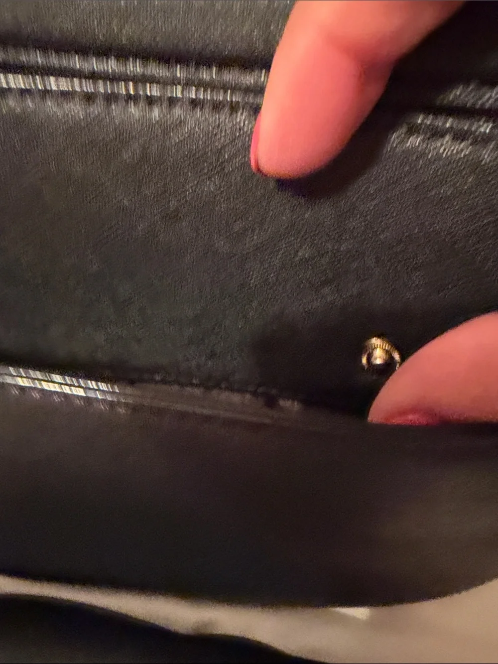 Kate Spade Saffiano leather “Make it Mine” Black Crossbody Satchel bag